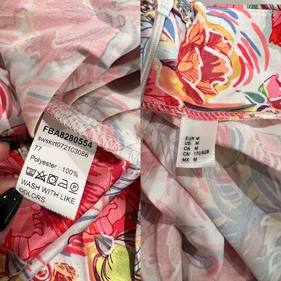 Ruched Floral Midi Skirt - Picture 15 of 16